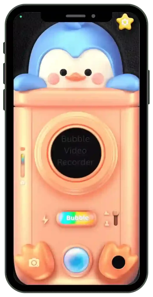 Bubble video recorder for old roll