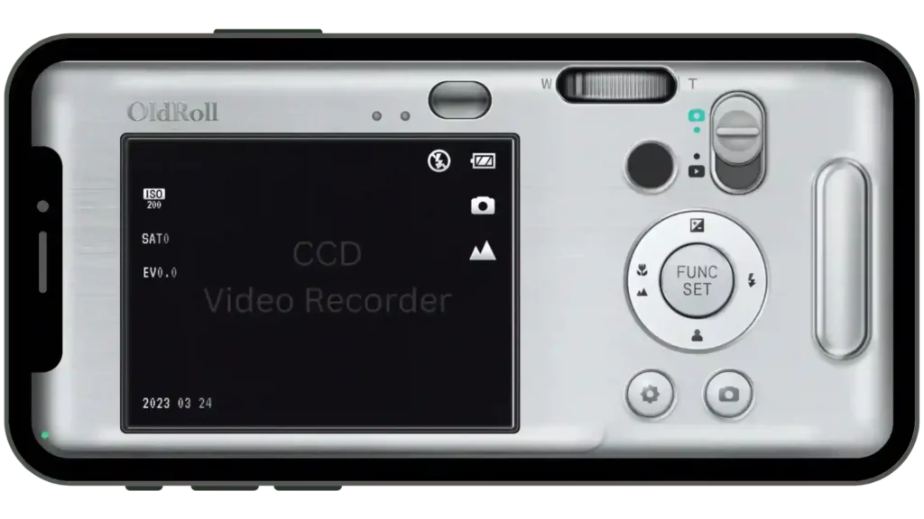 CCD video recorder for old roll