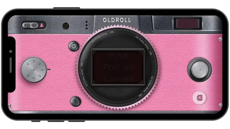 OldRoll Mod Apk Portrait Camera Pink